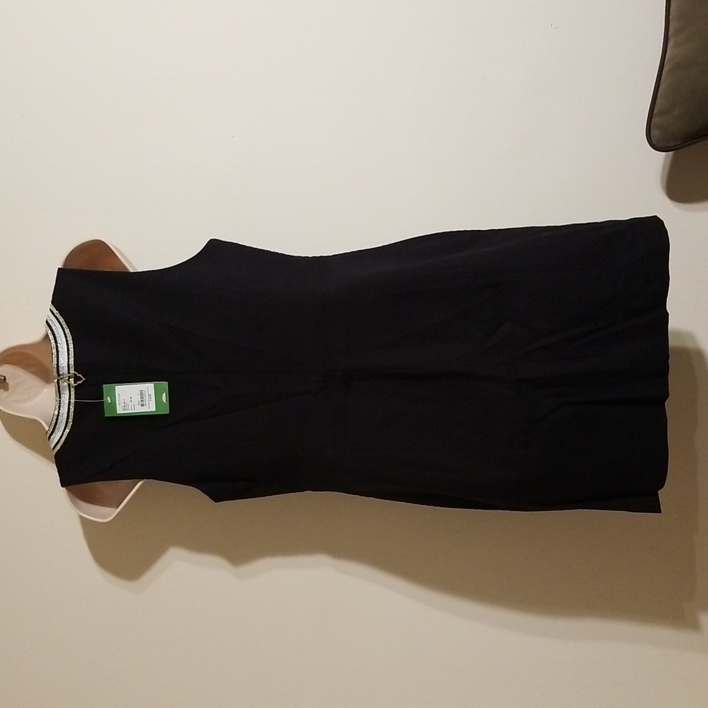 💃🕺Hp💃🕺Lilly pulitzer black Mila shift dress - Picture 13 of 17